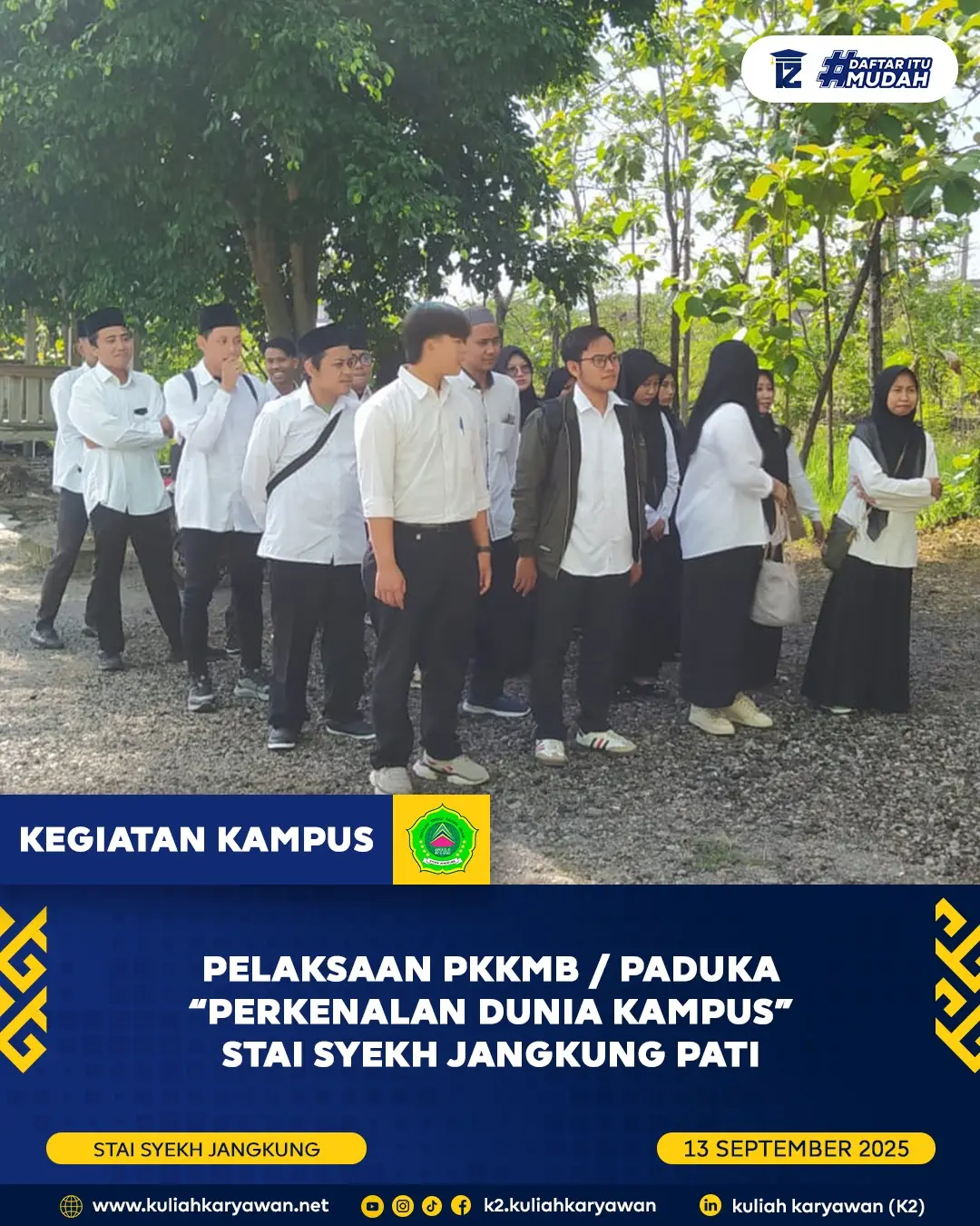 PKKMB / PADUKA ( Perkenalan Dunia Kampus ) STAI Syekh Jangkung Pati